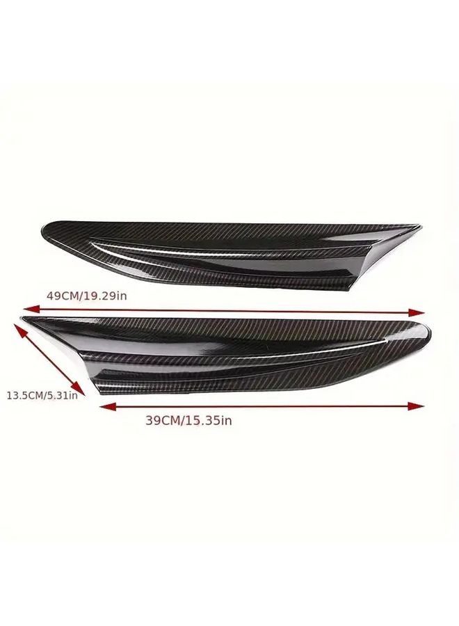 Subaru BRZ Side Fender Blade ABS Modified Accessory Decorative Stickers Piano Black - Image 2
